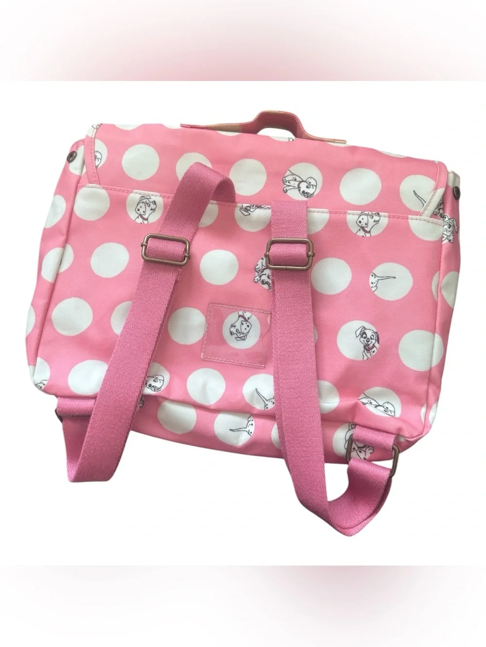 DISNEY Cath Kidston Pink and white Polka Dot 101 Dalmatians Backpack